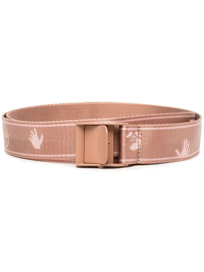 Shop Off-white Classic New Logo Industrial Belt Pink/nude