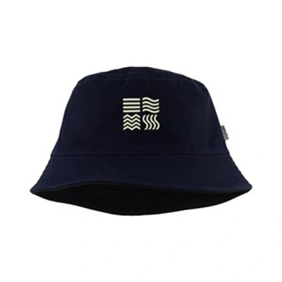Shop Molo Navy Black Siks Bucket Hat