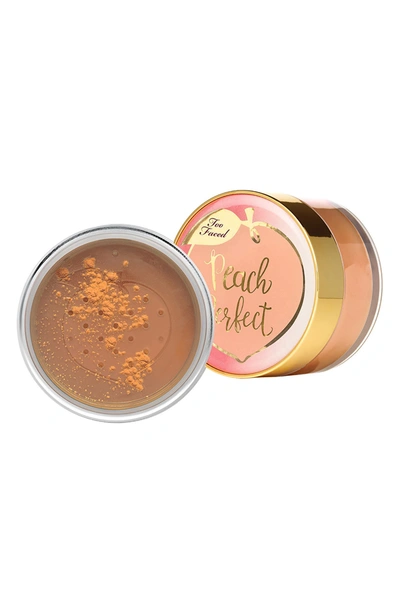 Shop Too Faced Peach Perfect Setting Translucent Powder In Caramelized Peach