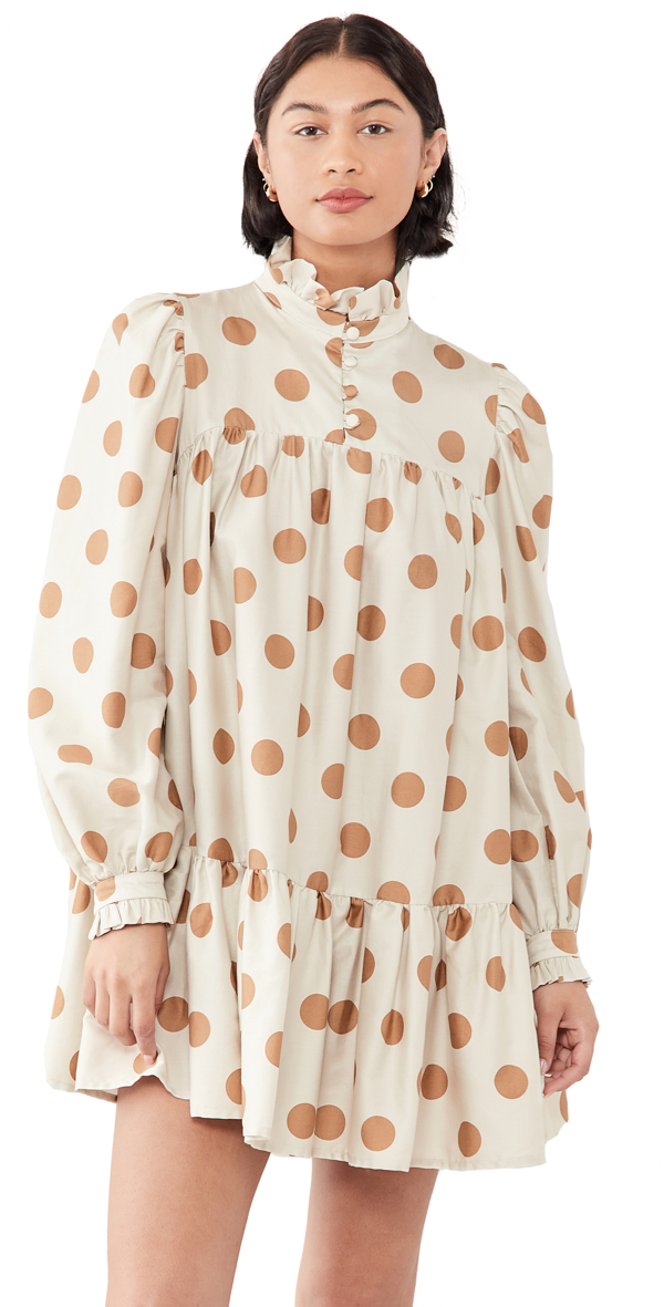 avavav mini ruffle dress