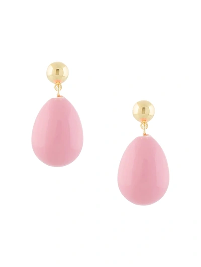 Eshvi Drop Pendant Earrings In Rosa