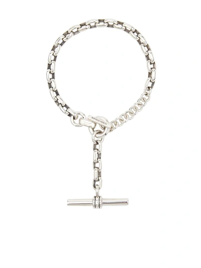 Shop Bottega Veneta Cable-link Chain Bracelet In Silber