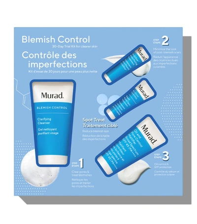 Shop Murad Blemish Control 30-day Trial Kit In White