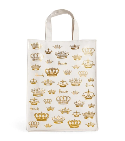 Shop Harrods Medium Crowns Shopper Bag In Multi