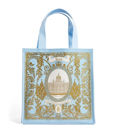 Shop Harrods Small Regal Banner Shopper Bag In Multi