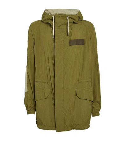 Shop Yves Salomon Homme Iconic Parka In Beige