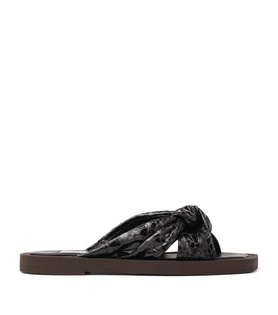 Shop Jimmy Choo Tropica Leather Sandals In Multi