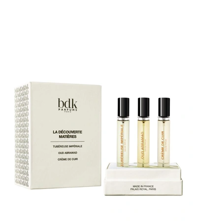 Shop Bdk Parfums La Collection Matières Discovery Fragrance Gift Set In Multi