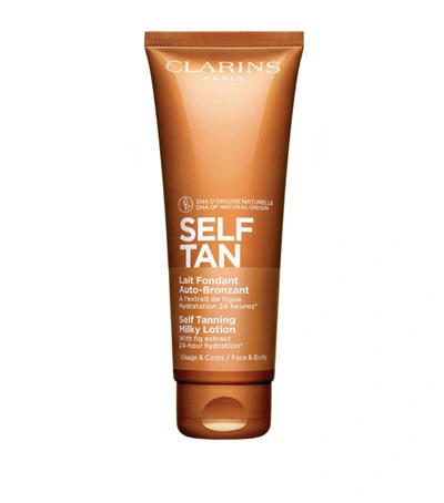 Shop Clarins Self Tanning Milky Lotion (125ml) In Multi
