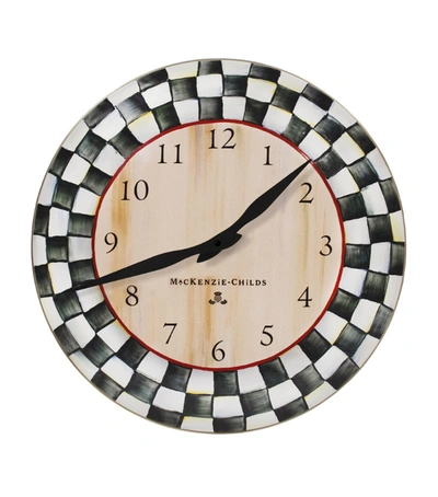 Shop Mackenzie-childs Courtly Check Wall Clock