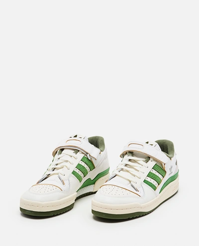 Shop Adidas Originals Forum 84 Low Sneakers In Green