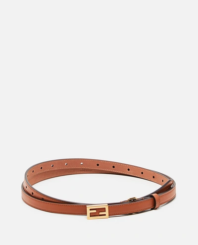 Fendi Women's Baguette Leather Belt