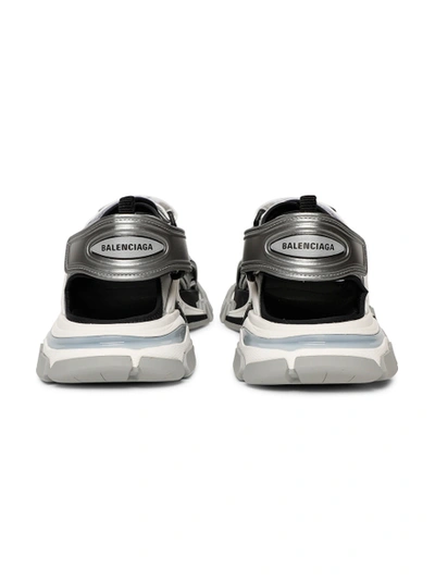 Shop Balenciaga Track Sandals, Grey