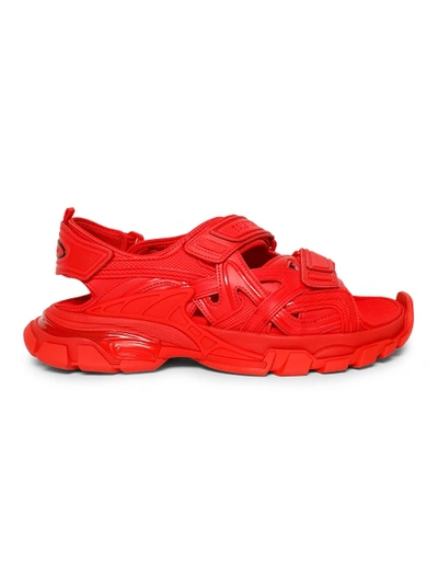 Shop Balenciaga Track Sandals, Red
