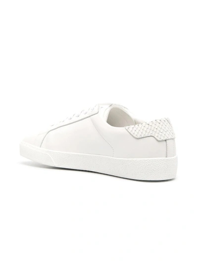 Shop Saint Laurent Optic White Low-top Sneaker
