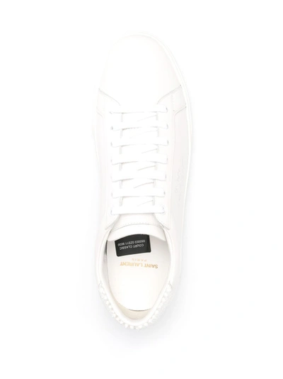Shop Saint Laurent Optic White Low-top Sneaker