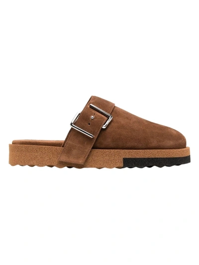 Off-white Comfort Suede Slippers