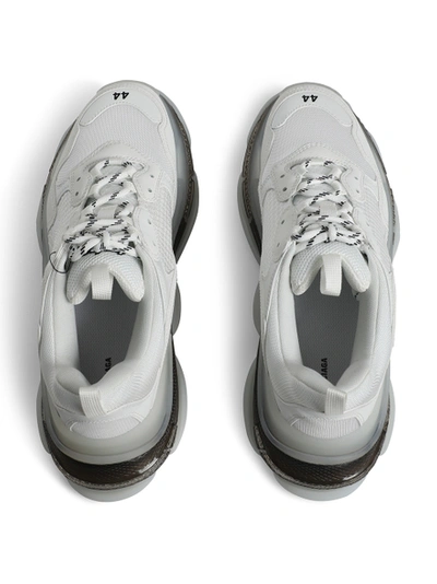 Shop Balenciaga Triple S Clear Sole Sneaker, White