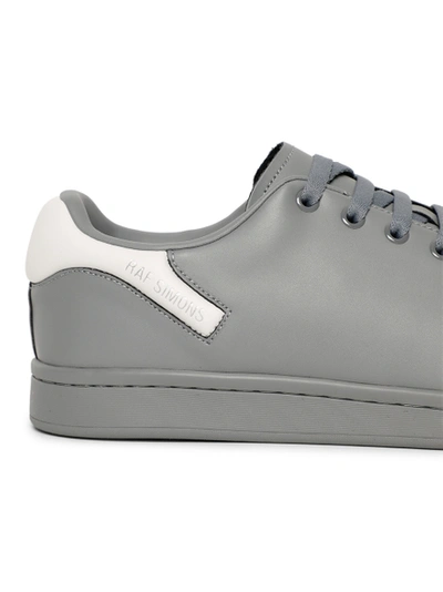 Shop Raf Simons Orion Low-top Sneakers, Grey And White