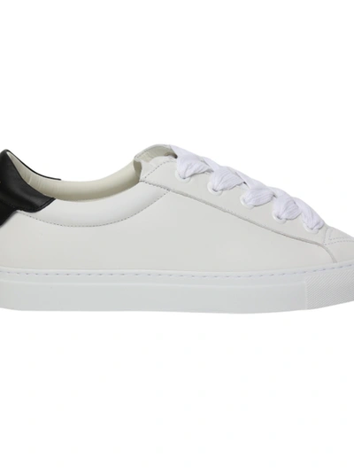 Shop Givenchy Two-tone Leather Sneakers White/black