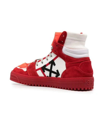 Shop Off-white 3.0 Off Court Vintage Mid-top Sneaker Red
