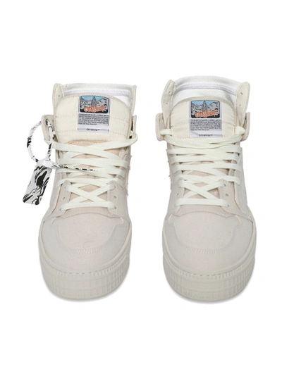 Shop Off-white 3.0 Off Court Canvas High-top Sneakers
