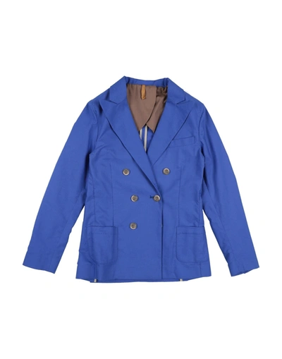 Shop 26.7 Twentysixseven Suit Jackets In Blue