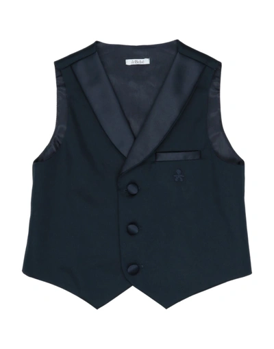 Shop Le Bebé Vests In Dark Blue
