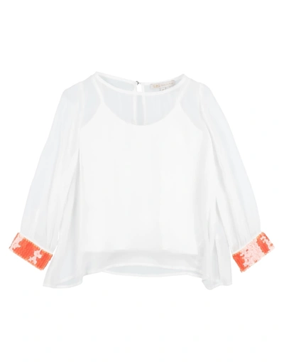 Shop Patrizia Pepe Blouses In White