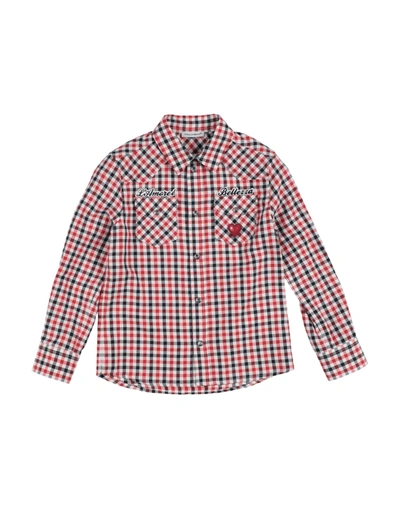 Shop Dolce & Gabbana Toddler Boy Shirt Red Size 6 Cotton
