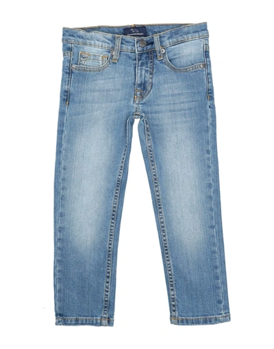 Shop Harmont & Blaine Man Jeans Blue Size 6 Cotton, Elastane