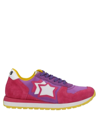Shop Atlantic Stars Sneakers In Fuchsia