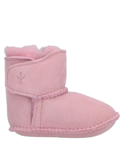 Shop Emu Australia Newborn Girl Newborn Shoes Pink Size 0 Goat Skin, Shearling