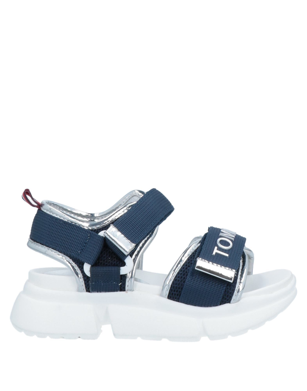 Tommy Hilfiger Kids' Navy Platform Sandal Blue/silver Sandal In Dark Blue |  ModeSens