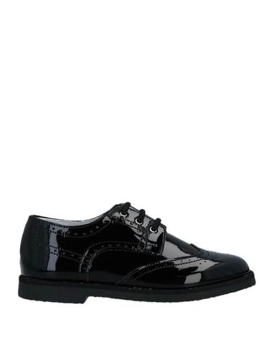 Shop Héros Lace-up Shoes In Black