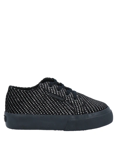 Shop Superga Toddler Girl Sneakers Black Size 8.5c Textile Fibers