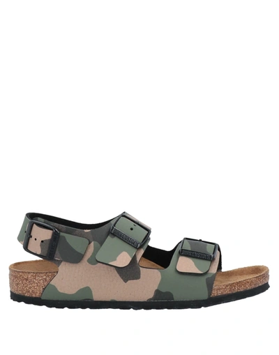 Shop Birkenstock Toddler Boy Sandals Military Green Size 9c Textile Fibers