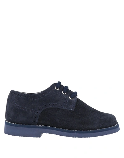 Shop Héros Lace-up Shoes In Dark Blue