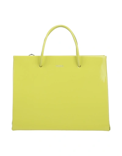 Shop Medea Handbags In Acid Green