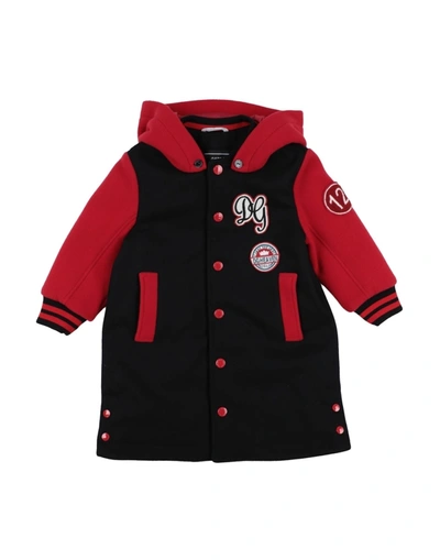 Shop Dolce & Gabbana Toddler Boy Puffer Black Size 6 Virgin Wool, Polyamide, Cashmere, Elastane