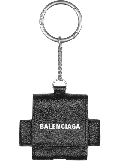 Shop Balenciaga Cash Airpods Pro Holder, Black