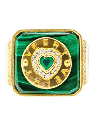 Shop Veert Malachite & Green Onyx Signature Ring