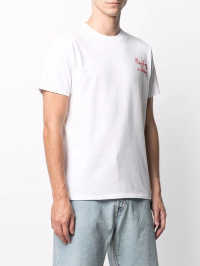 Shop Mc2 Saint Barth Cotton T-shirt In White