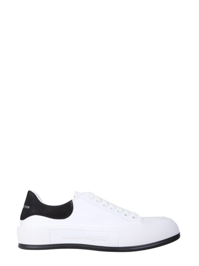Shop Alexander Mcqueen Skate Sneakers In White