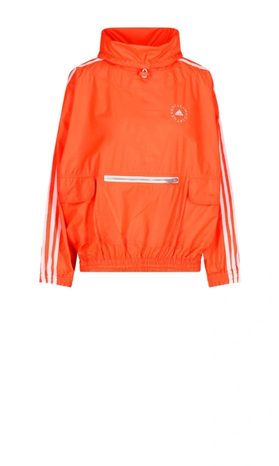 Shop Stella Mccartney Women's Orange Polyester Outerwear Jacket