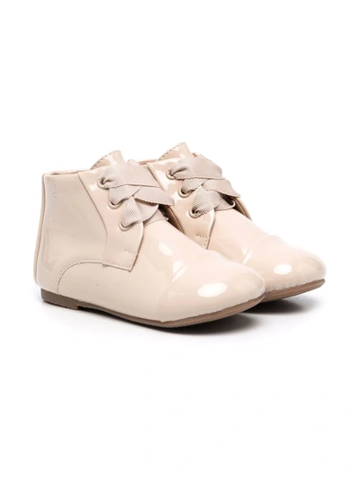 Shop Age Of Innocence Janepu Lace-up Ankle Boots In Neutrals