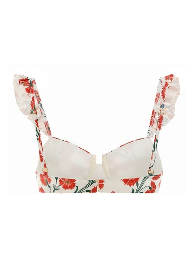 Shop Agua By Agua Bendita Kiwi Bikini Top, Bermelo Print