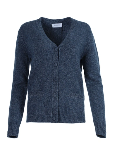 Shop Alexandra Golovanoff Navy Thérèse Cardigan