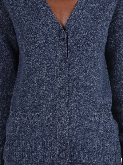 Shop Alexandra Golovanoff Navy Thérèse Cardigan