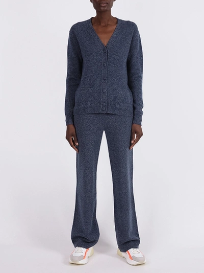 Shop Alexandra Golovanoff Navy Thérèse Cardigan